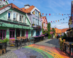 Fargegaten - Øvre Holmegate - The Colourful Street