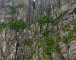 Preikestolen from below