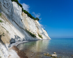 On the beach below Møns Klint