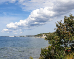 Blick vom Högklint zurück nach Visby