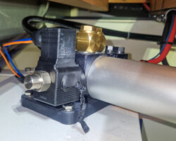 Melted plastic on the autopilot drive