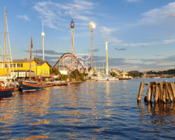 Gröna Lund in the evening light