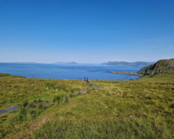Blick zurück beim Aufstieg