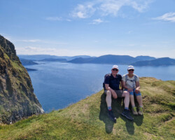 Höchster Punkt der Insel auf ca. 330 m