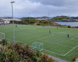 The famous football pitch