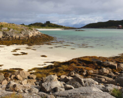 Beautiful beaches on Skrova