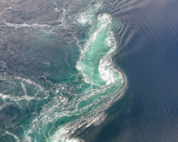 Saltstraumen with impressive whirlpools