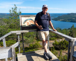 Happy hiker