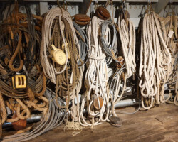 Impressive running rigging