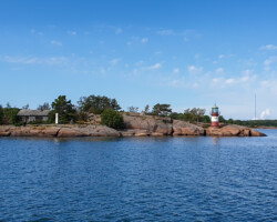 Anfahrt auf den Osthafen von Mariehamn