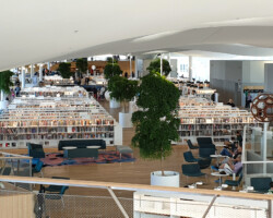 Modern, bright interior that invites you to stay