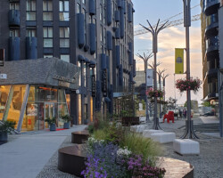 Interesting modern architecture in the Rotermann Quarter