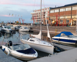 In the modern Noblessner harbour district