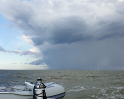 A thunderstorm is approaching