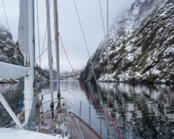 Sailing into Trollfjord