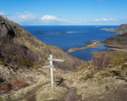 Hier kann man nach Nyksund abbiegen
