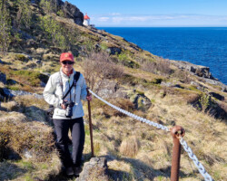 Wanderung um den Leuchtturm auf dem Berg Knuten