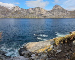 Aussicht auf Segla und Hesten für die nächste Wanderung