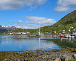 Anori am Steg in Bergsfjord