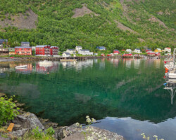 At the harbour in Øksfjord